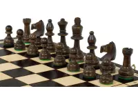 SZACHY DREWNIANE OLIMPIJSKIE DUŻE (41 x 41 cm)